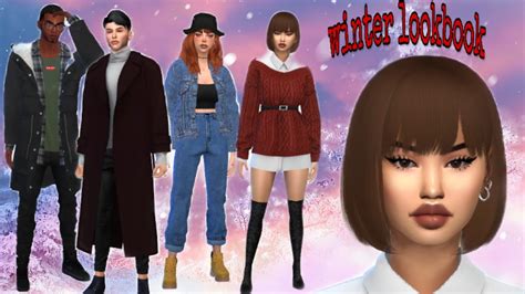 The Sims 4 Winter Lookbook Cc Links The Sims 4 Cc Shopping Therapy