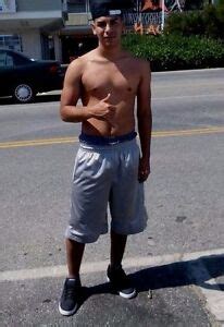 Shirtless Male Muscular Latino Hunk In Shorts Cap Thumbs Up Dude Photo X C Ebay