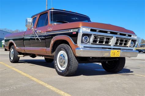 1977 Ford F 250 Ranger Xlt Supercab Camper Special For Sale On Bat