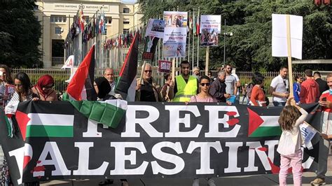 Demonstration To Support Palestinians Held Outside Un