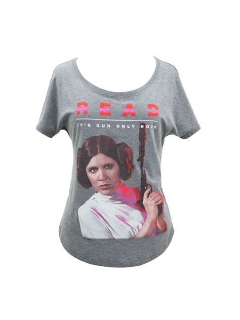 Star Wars Princess Leia Read Womens Relaxed Fit T Shirt — Out Of Print