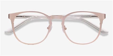Resonance Hip Rose Gold Embossed Glasses Eyebuydirect In 2021