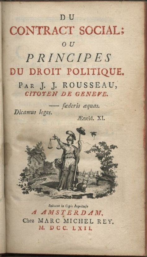 The Social Contract Rousseau Social Contract Social Contract