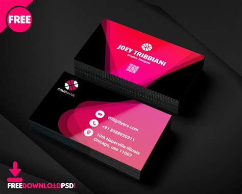 Clean Business Card Minimalist Business Card Template