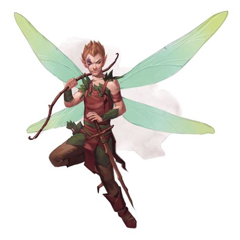 Male Fairy Fantasy Creatures Dungeons And Dragons Characters