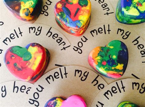 Crayon Heart Valentine Craft Melted S By That Y Mother Melted