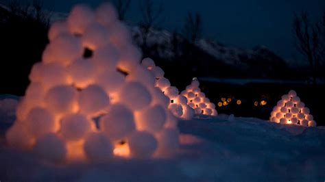 Traditional Swedish Snow Lantern Sweden Christmas