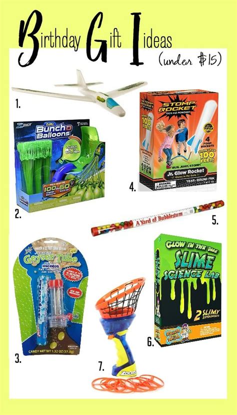 These amazon gifts under $10 are fun stocking stuffers and white elephant gift exchange presents. Birthday gifts for kids under $15. | Birthday gifts for ...