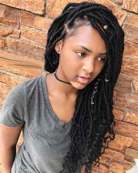 Known for their longevity, once the style is picked and put in place, one gets to enjoy the look for a really long time without the need to frequently touch up. Black Women Dreadlocks Hairstyles for Android - APK Download