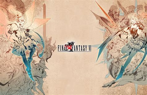 Final Fantasy Vi 6 Cover Poster Etsy