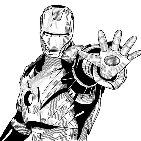 It Was An Iron Man Drawing Kind Of Sunday Morning Rmarvel