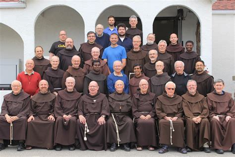 The Friars After Their Annual Retreat Franciscan Friars Of Canada