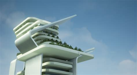 Cornecoetzee Neo Futuristic Architectural Visualisation