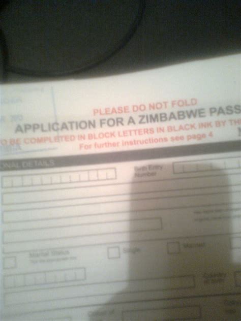 Zimbabwe Names How To Renew A Zimbabwe Passport At The Zim Embassy