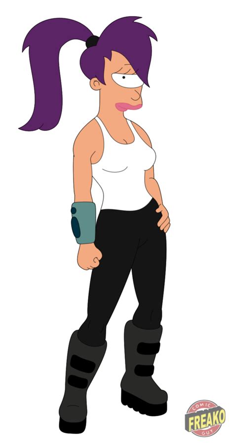 Purple Hair Leela Futurama Futurama Characters Leela Futurama