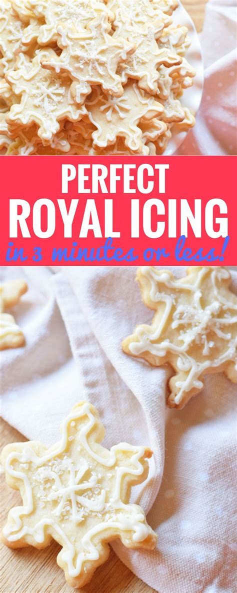 This easy royal icing recipe is fast to make without a stand or hand mixer. How To Make Perfect Royal Icing In 3 Minutes | Easy royal ...