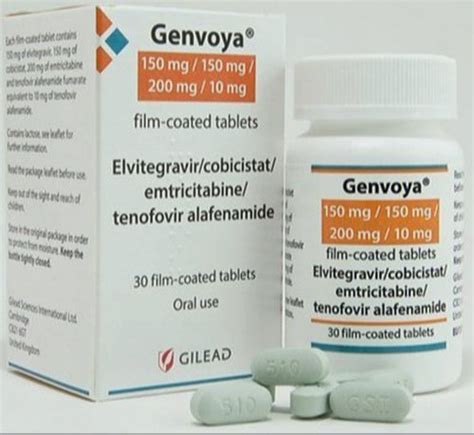 Genvoya Tablet 150mg150mg200mg10mg 3s Corporation Pharmacy