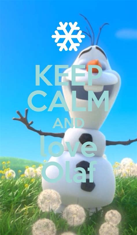 Keep Calm And Love Olaf Frozen Party Ideas