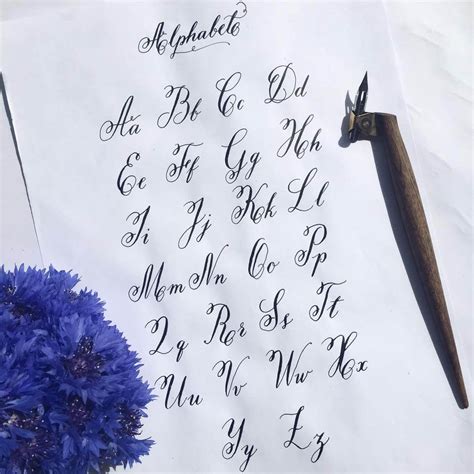 Be sure to pay attention to nib angle, and once you have begun a stroke move through it quickly to avoid blotching. Calligraphy Art: Getting Started And Lessons Learned ...
