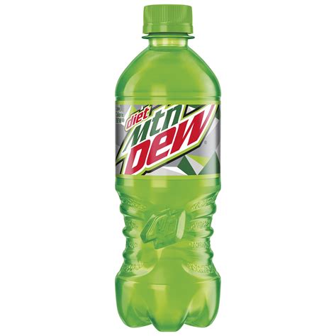 Diet Mountain Dew Soda 20 Oz Bottle