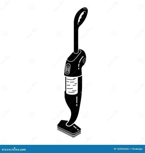 Hand Retro Vacuum Cleaner Icon Simple Style Stock Vector