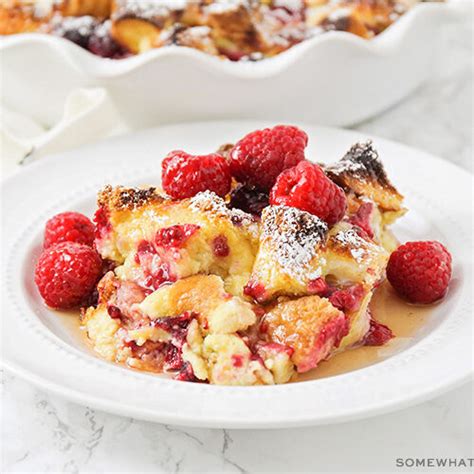 Baked Raspberry French Toast Recipe Somewhat Simple