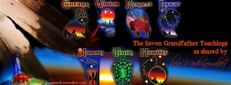 The Seven Grandfather Teachings As Shared By Bear Medicinewalker Bear