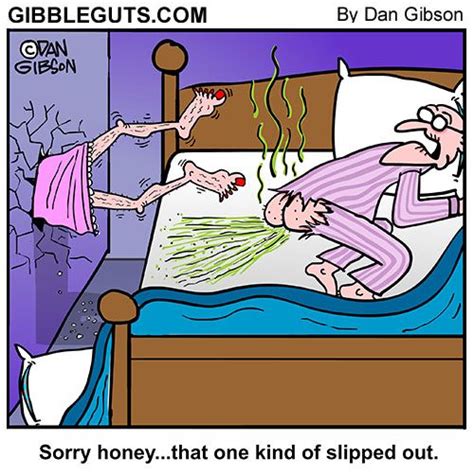 A Cartoon About An Elderly Couple In Bed Old Man Farts Funny Web Comics By Dan Gibson Funny