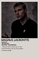 Magnus Lacrontte | Pósteres de libros, Frases de libros romanticos ...