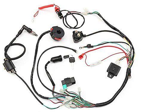 Complete electrics wiring harness cdi for 150cc pit bike scooter atv quad. Wiring Harness 50-250cc ATV Electric Start Complete