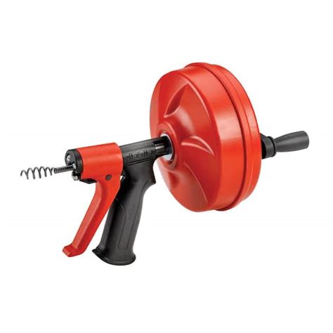 Ridgid Power Spin 14 In X 25 Ft Hybrid Drain Cleaning Snake Auger