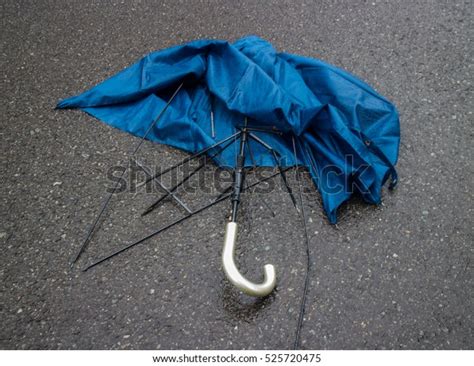 Broken Umbrella Stock Photo Edit Now 525720475