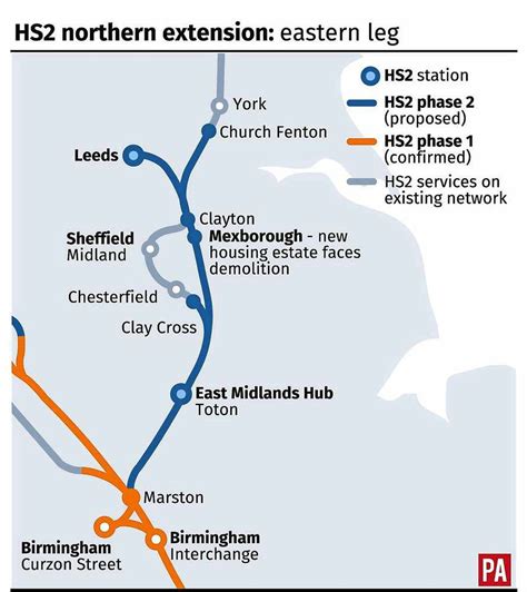 Hs2 Preferred Route Is Revealed For High Speed Rail Project Express