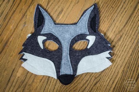 Diy Felt Animal Masks 6 Printable Templates