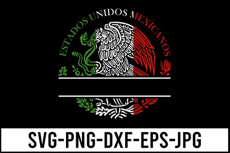 Mexican Eagle Svg Tricolor Graphic By Cibernetico · Creative Fabrica