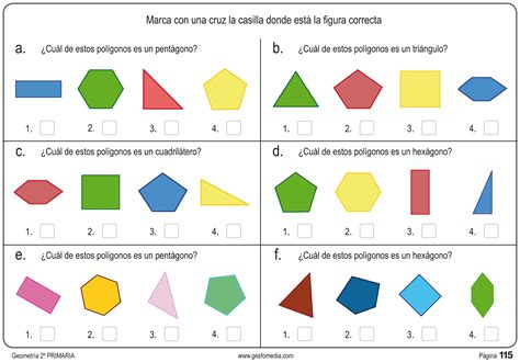 Ejes De Simetria De Figuras Geometricas Para Primaria Nepora