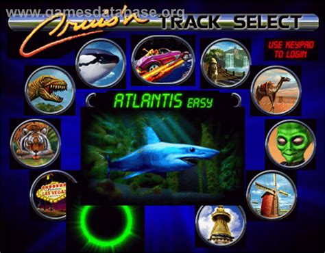 Cruisn Exotica Arcade Artwork Select Screen