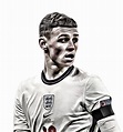 Phil Foden England Legend Print A3 A4 Free Postage | Etsy