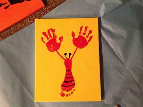 Hand And Footprint Art Footprint Art Little Miss Tweety Playroom