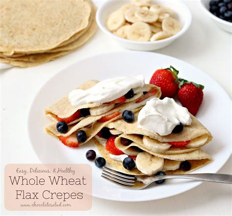 Whole Wheat Flax Crepes Recipe Food Crepes Food Blogger