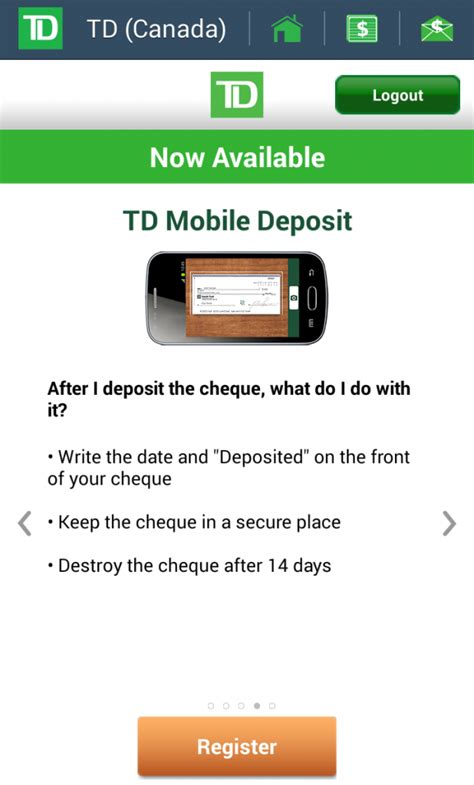 We did not find results for: - TD Mobile Deposit - Cheques Plus Blog