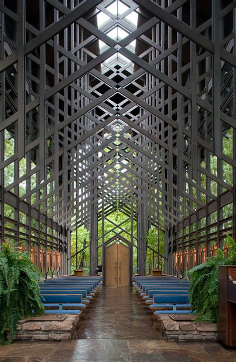 New Photos Of E Fay Jones Thorncrown Chapel Unveiled To Mark 35th