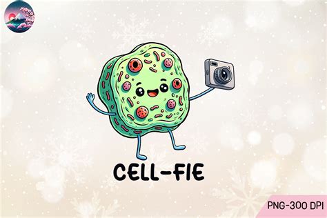 Cell Fie Biology Pun Png Graphic By Cherry Blossom · Creative Fabrica