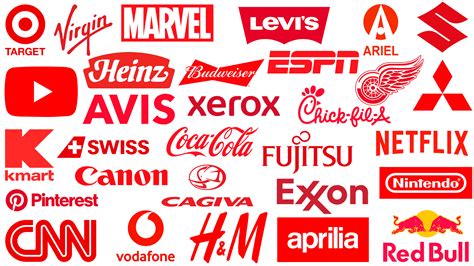 500 Latest Logos With Red Background For Free Download
