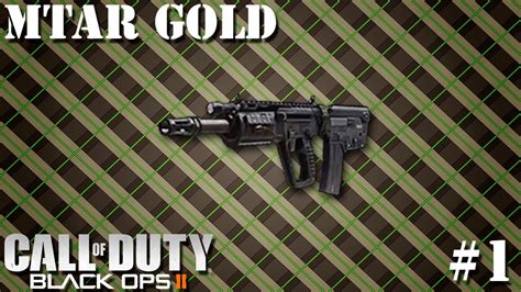 Primer Arma De Asalto De Oro Mtar Black Ops 2 Youtube