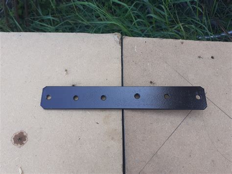 6x New Black Coated Metal Fix Joining Strips For Wood Or Etsy