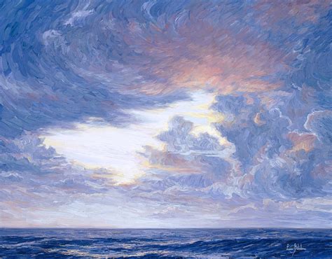 Above The Horizon Painting By Lucie Bilodeau Pixels