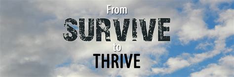 The Book From Survive To Thrive