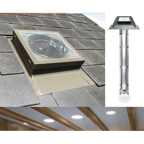 Fakro Srl Light Tunnel 14 350mm With Rigid Tube For Slate Roof