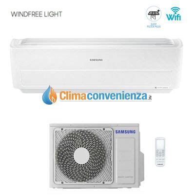 Climatizzatore Condizionatore Samsung Inverter Serie WINDFREE LIGHT